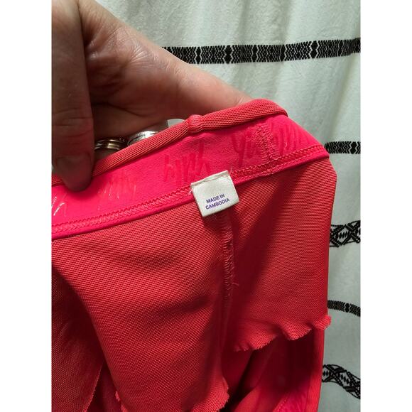Yitty hot pink mesh Nearly Naked shapeware shorts size large - Picture 5 of 7